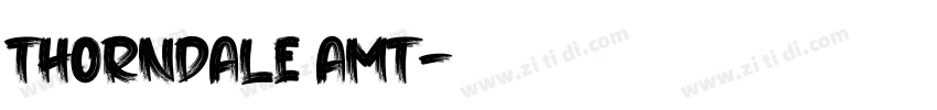 Thorndale AMT字体转换